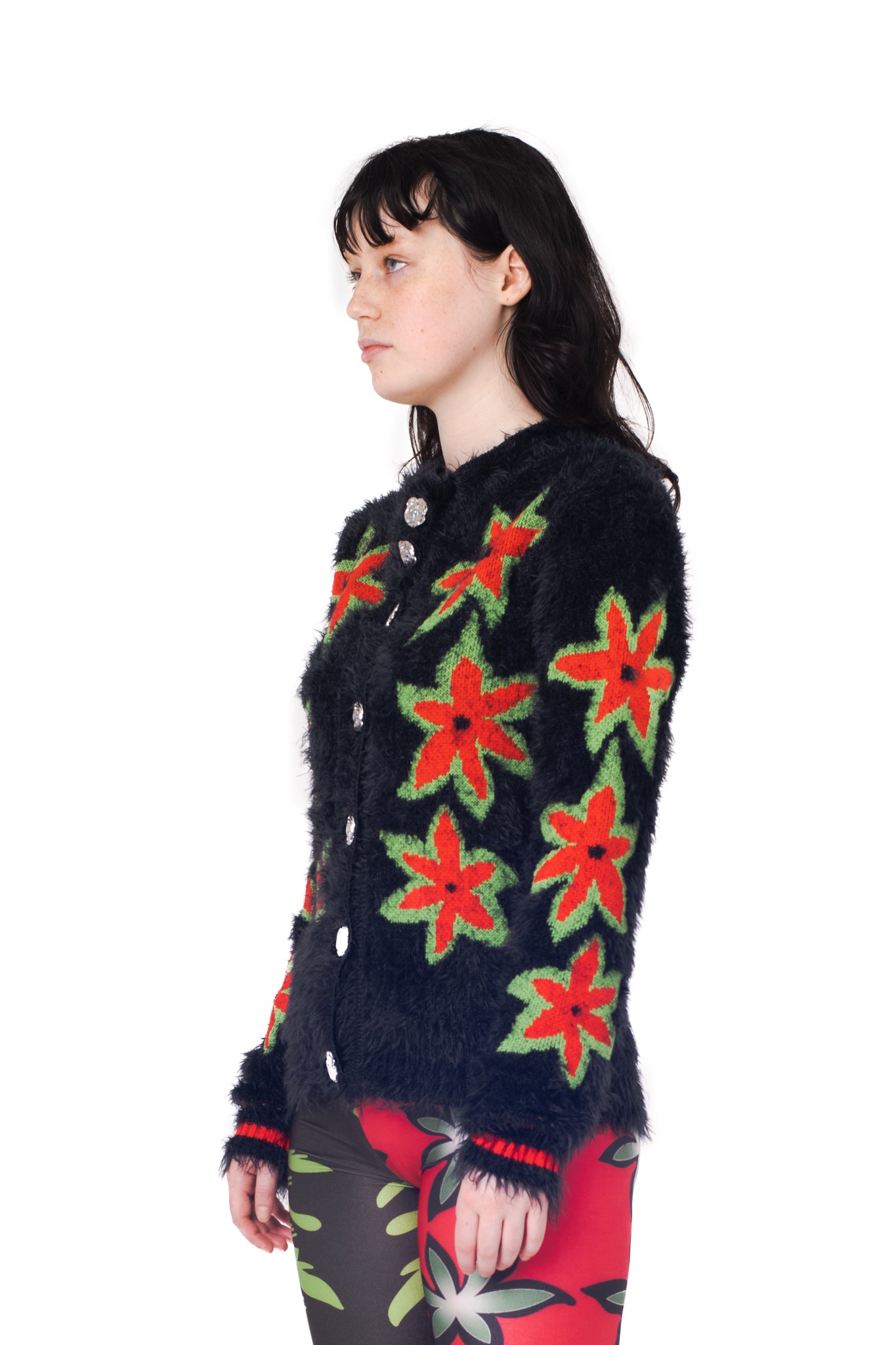 Flore Black Cardigan