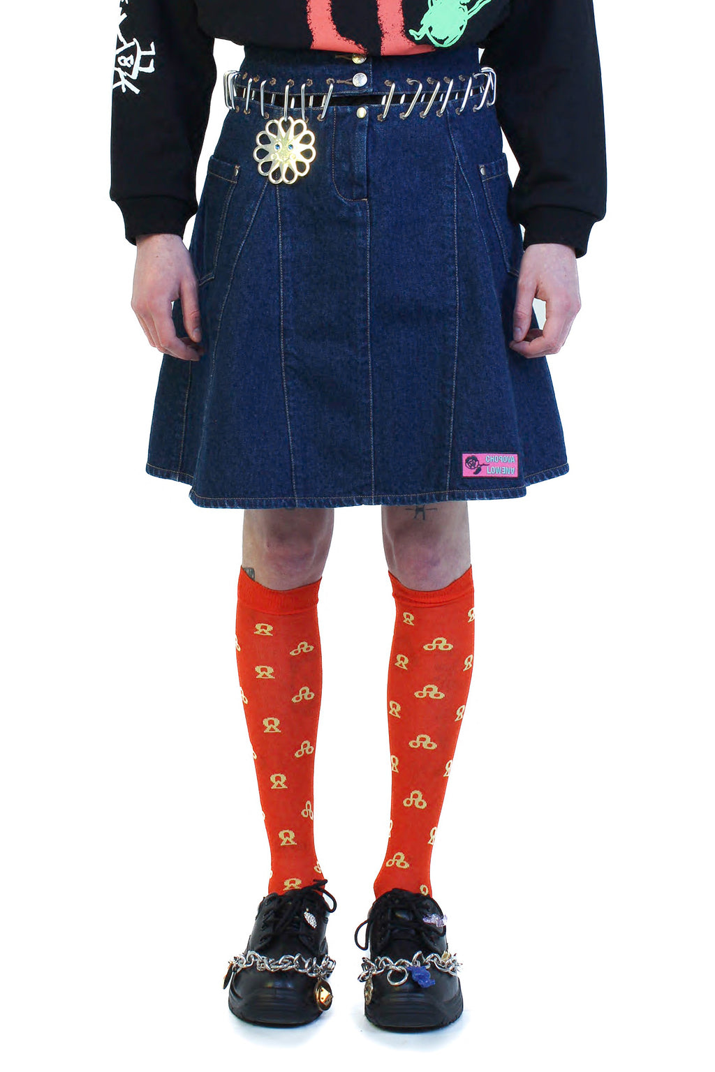 Otto Denim Carabiner Skirt