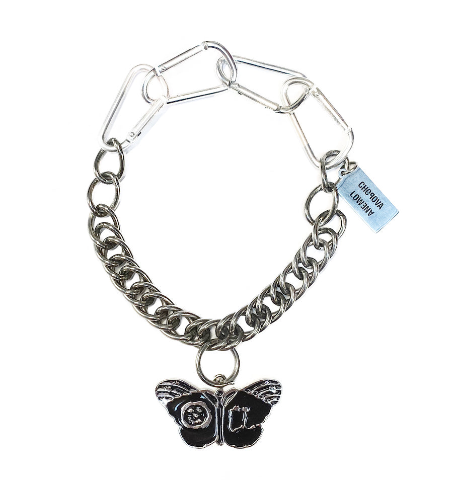 CL Butterfly Charm Necklace