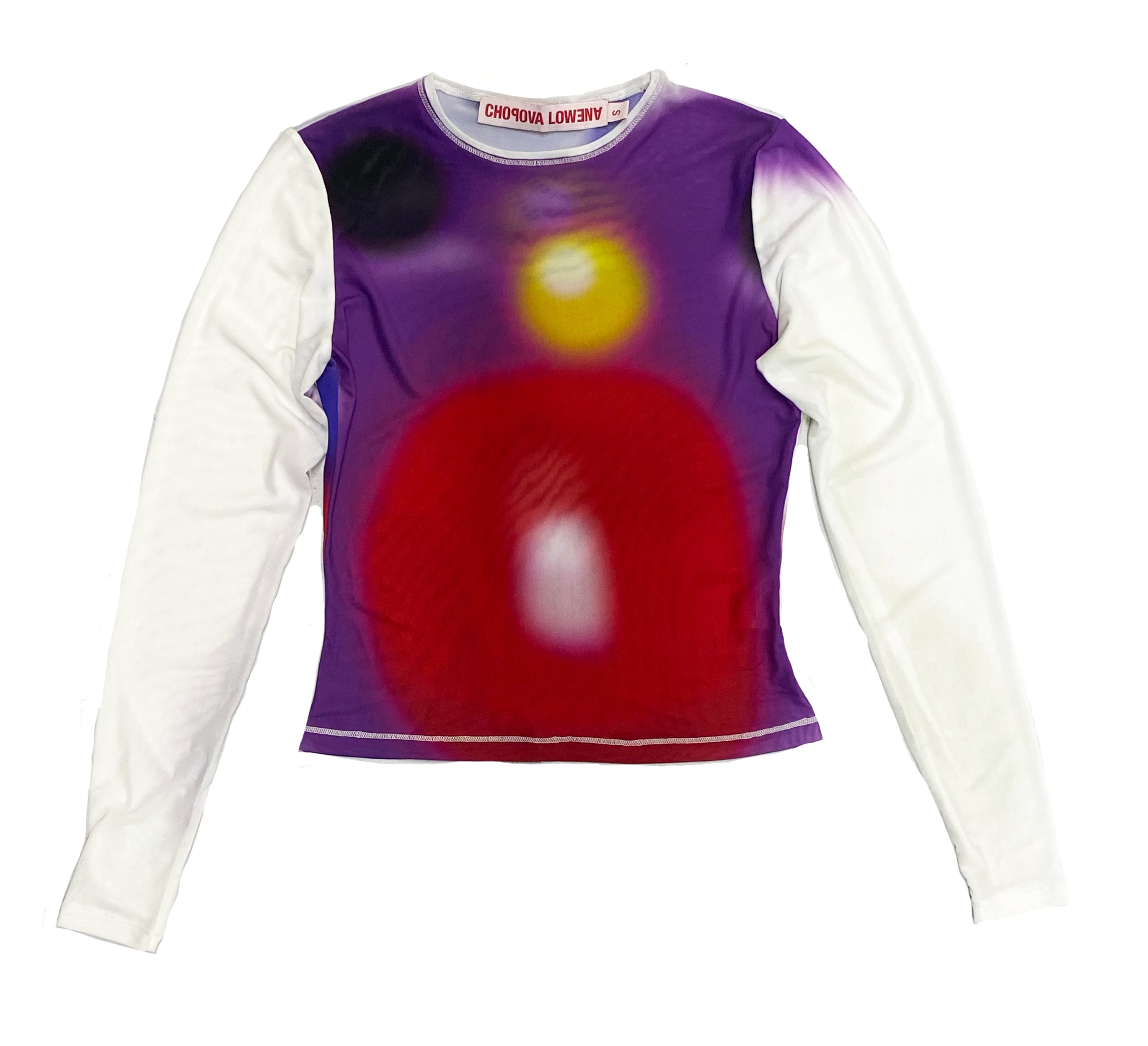 Purple Haze Fitted Mesh Top