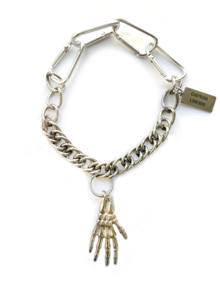 Skeleton Hand Necklace