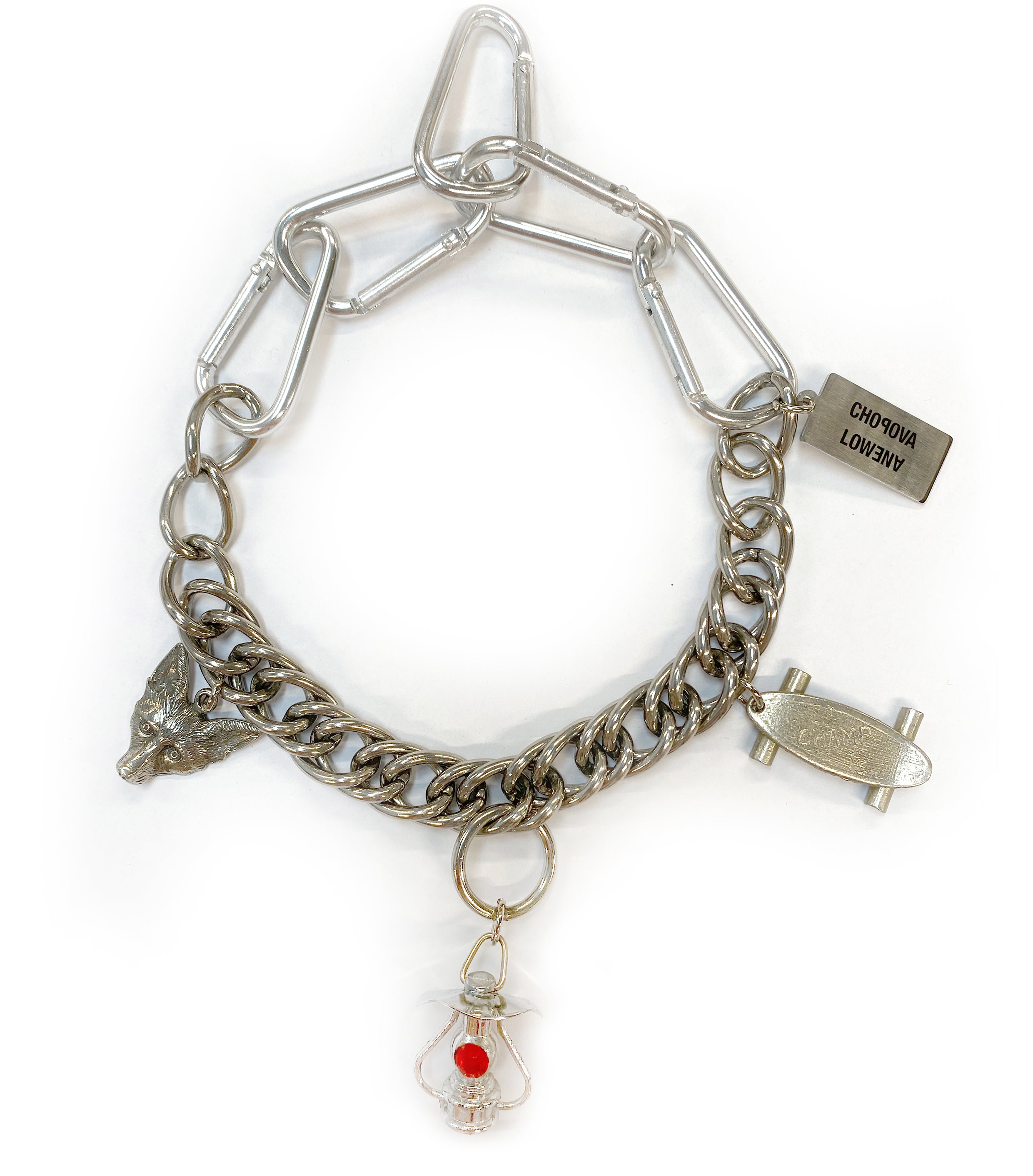 Vintage Lantern Charm Necklace