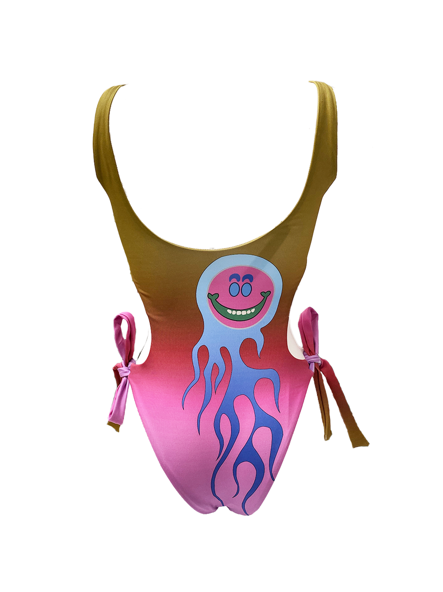 Flame Smiley Swimsuit